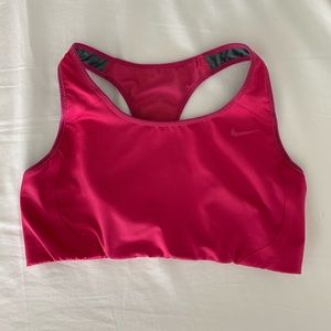 Pink Nike Dri Fit Sports Bra size medium